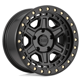 BRREN 17X9 5X4.5 M-BLK-BLTS -18MM