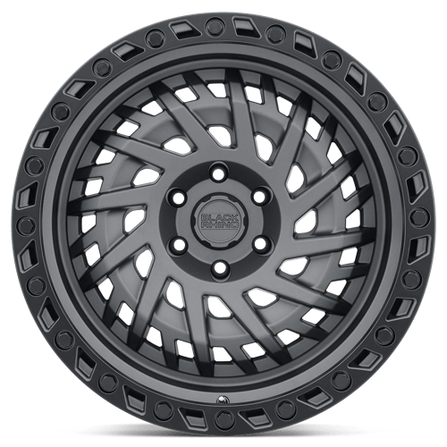 BRSHD 17X9 5X5.0 M-GNMTL-BLK-LP 0MM