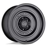 BRSLD 17X9.5 5X5.0 M-GNBLK -18MM