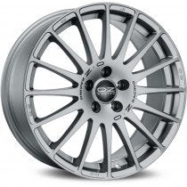 OZ SUPERTURISMO GT 17 X 7.5 +41 5 X 108 CBN/A GRIGIO CORSA BLACK LETTERING