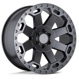 BR WARLORD 17X8 5X127 +30 71 M-GNMTL